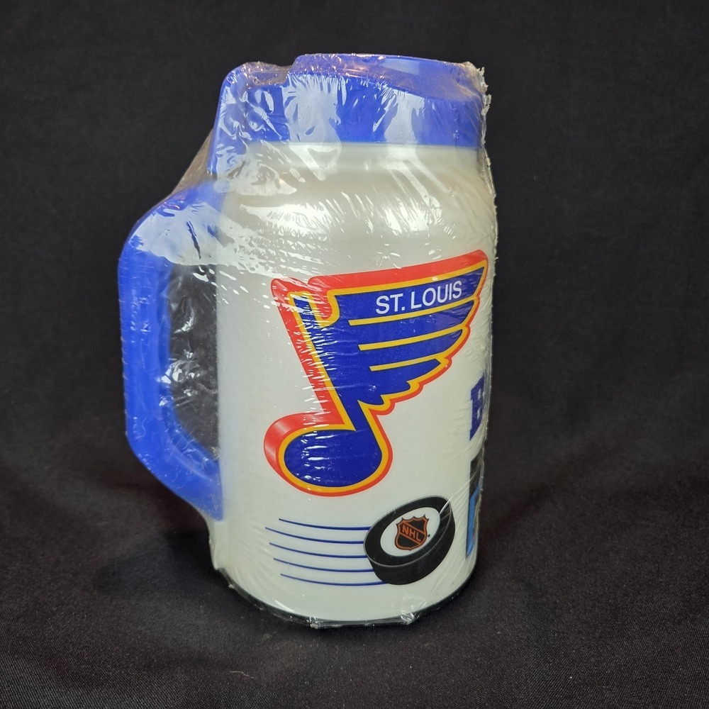St Louis Blues Insulated Mug Jug 44 oz Autoking Vintage 1990s Cup Hockey